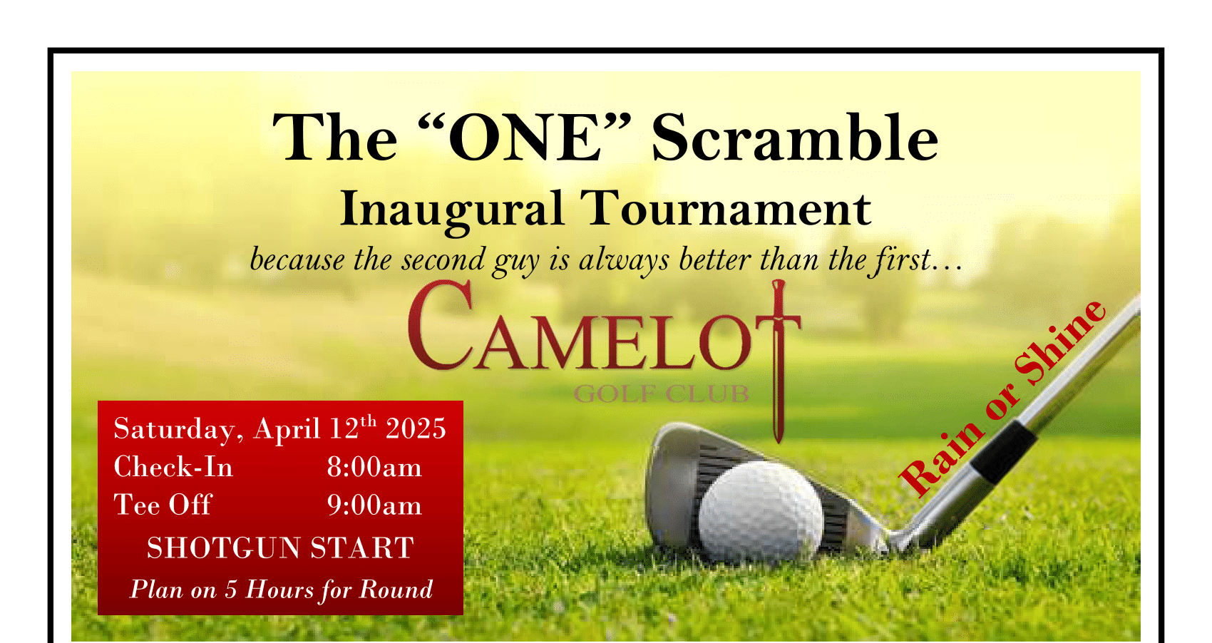 The ONE Scramble